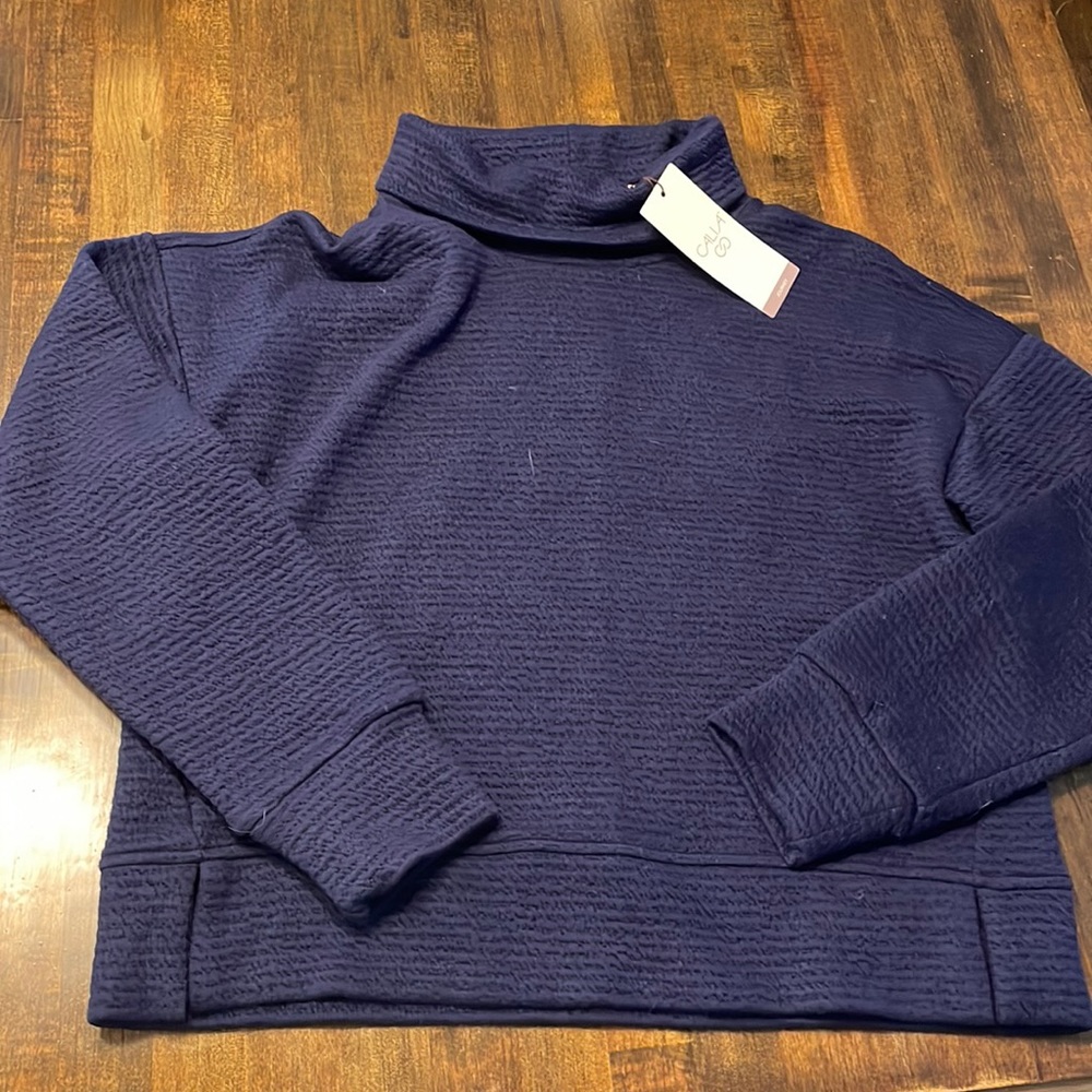 Brand new Small navy blue turtle neck sweater